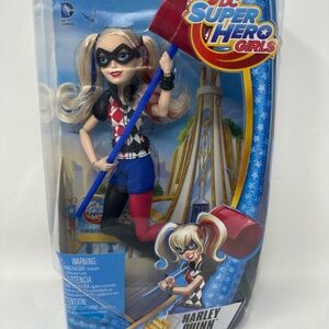 DC Comics Harley Quinn Doll with Red and Blue Outfit